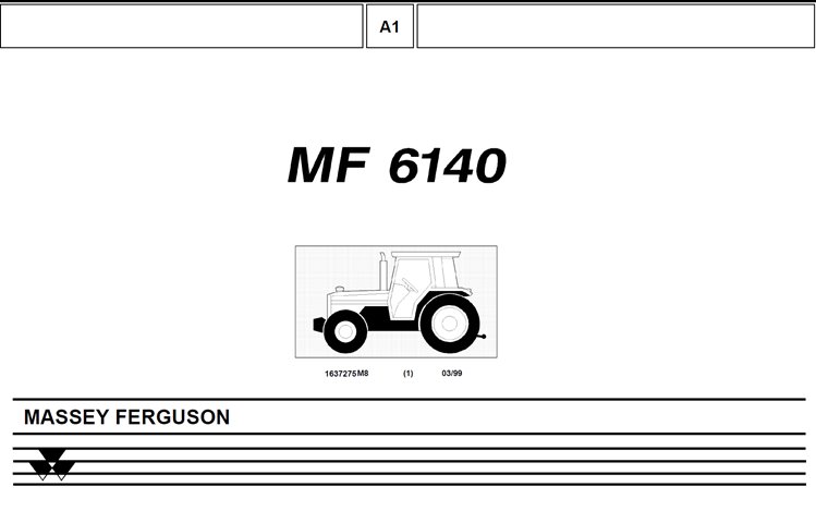 MASSEY FERGUSON 6140 katalog części