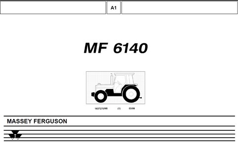 MASSEY FERGUSON 6140 katalog części