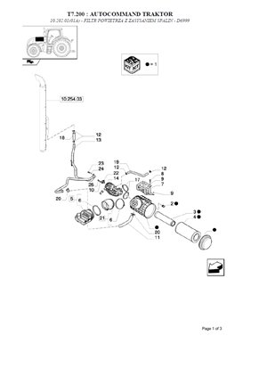 NEW HOLLAND T7 200 autocommand katalog części