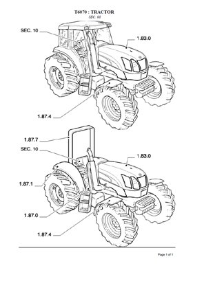 NEW HOLLAND T6070