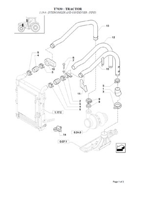 New Holland T7030 katalog części po Polsku